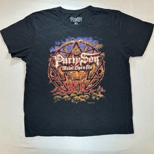 Vintage Punk Rock Metal Concert Band Shirt Size XL Black No Holes/Stains